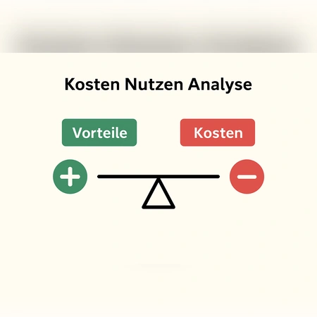 Entscheidungsfindungsmodell Nr. 1: Kosten-Nutzen-Analyse zur Vermeidung unnötiger Aufwendungen